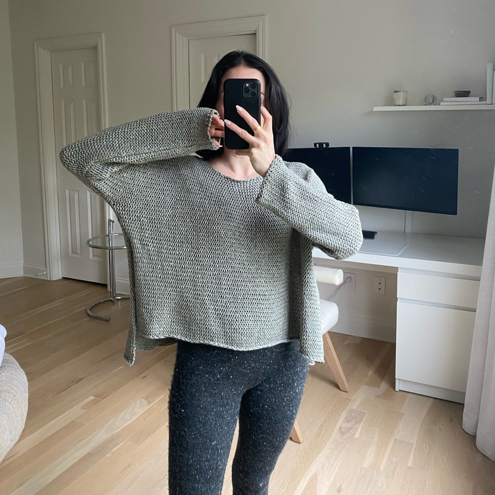 Rag Poets Cropped Sweater
